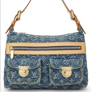 LOUIS VUITTON BLUE MONOGRAM DENIM BAGGY PM